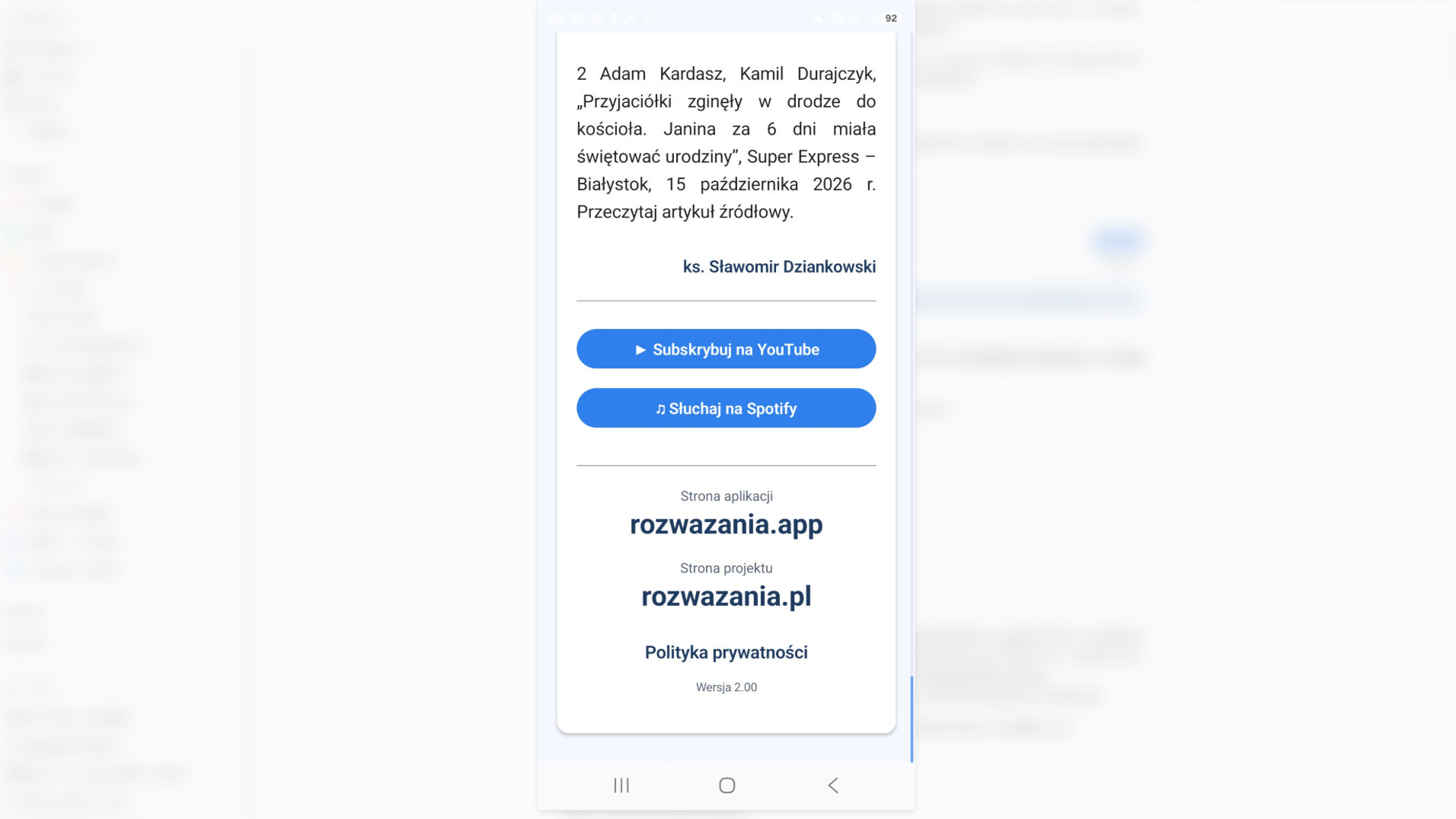 W miesiąc od pomysłu do gotowej aplikacji. Nerwy do samego końca.